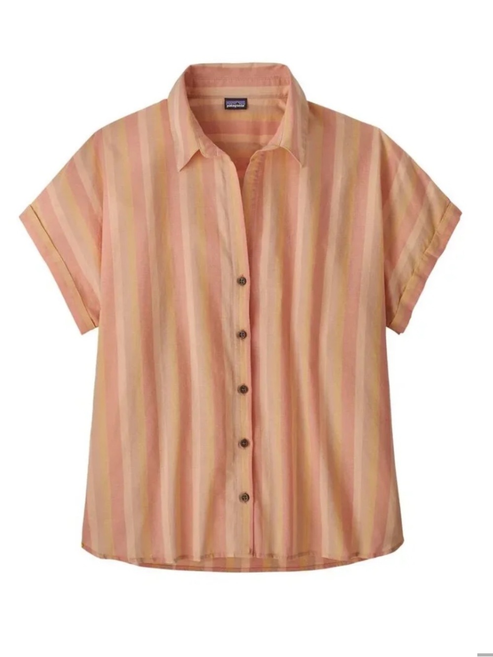 Patagonia Women's Lightweight A/C Shirt Cali Stripe Pink Size XL